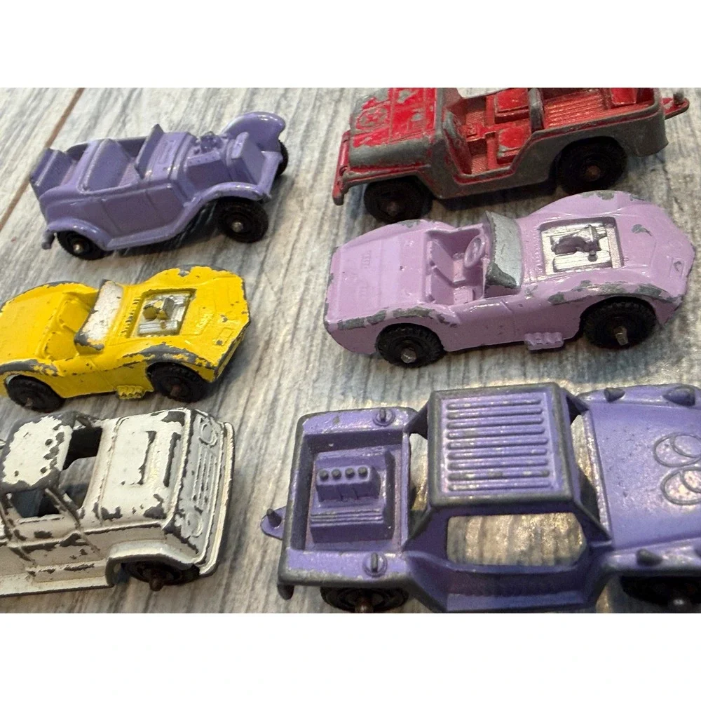 Midge Toy Diecast Vehicle Lot Tootsie 50s USA Vintage Metal Cars Trucks Toys 20s